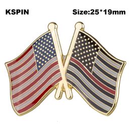 U.S.A & Colorado Friendship Flag Badge Brooch Natinal Lapel Pins Flag Lapel Pins Country Flag Badge XY0666