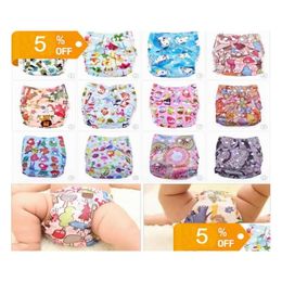 Cloth Diapers Baby Cartoon Nappy Diaper 13 Designs For Pick Up Colorf Bags 201209014895487 Drop Delivery Kids Maternity Diapering Toil Ot7Lr