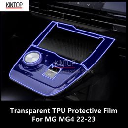 For MG MG4 22-23 Car Interior Centre Console Transparent TPU Protective Film Anti-scratch Repair Film Accessories Refit