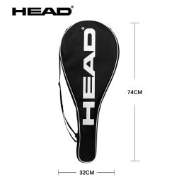 2022 New Black HEAD Tennis Bag 1 Pack Protective HEAD Tennis Racket Cover Portable Polyester Waterproof Shoulder Sports Covers