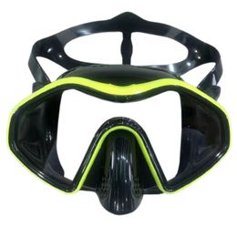 QYQ Snorkeling Scuba Diving Mask free diving goggles Silicone Skirt Panoramic Dive Mask for Adults Swimming Snorkeling