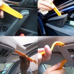 1Pcs Car Audio Disassembly Tool Plastic Pry Bar Door Panel Disassembly Panel Interior Clip Rocker Crowbar