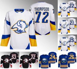 72 Tage Thompson Jersey Greenway Kyle Okposo Jack Quinn Dylan Cozens Owen Power Rasmus Dahlin Jeff Skinner Victor Olofsson JJ Pet1714481