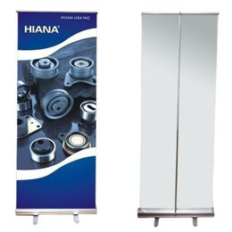 Standard Aluminium Alloy Popup Rollup Roll Screen Advertising Poster Display Stand 80x200cm 6pcs