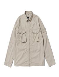 Mens Jacket Lapel Neck windbreaker zipper shirt Ghost shirt coat Metallic Nylon italy style Clothes long sleeve Outerwear8373472
