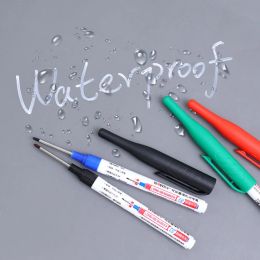 Multifunctional Waterproof Deep Reach Markers Long Nose 32mm Reach Permanent Marker Pens Deep Hole Carpenter Ink Marker