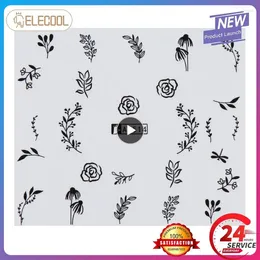 Nail Art Kits 3D Sticker English Letter Stickers Flower Designs Manicure Transfer Watermark Decal Decoration