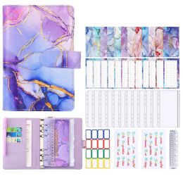 Notebooks A6 Budget Binder Planner 29pcs Budget Ring Binders Set Money Saving Wallet Organizer Colorful Notebook Binder for Budgeting