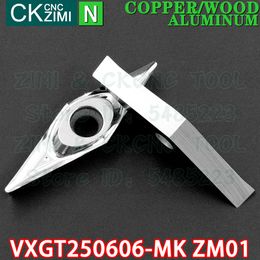 VXGT250606-MK ZM01 VXGT 250606 MK ZM01 Carbide aluminum wood Insert Turning inserts Tool CNC mechanical Metal lathe Cutting Tool