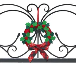 Decorative Flowers Christmas Door Wreath 8 Inch Artificial Wreaths Interior Decoration Create A Mood For Windowsill