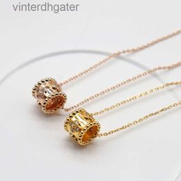 High End Vancelfe Brand Designer Necklace 18k Platinum Necklace Exquisite Rose Gold Kaleidoscope Fashion Womens Trendy Designer Brand Jewellery