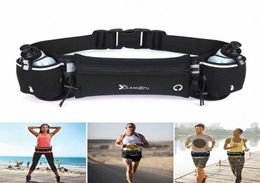 Marathon Dual Pocket Running Bag Trail Running Waist Belt For Phone Unisex Sports Fanny Pack Fitness Waist Pack Water Bottle 4SwN5572116