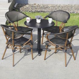 Outdoor Furniture for Balcony Household Courtyard Garden Table and Chair Set Outdoor Leisure Dining Table Chair Bistro Table Set