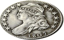 US 18071824 Capped Bust Half Dollar Craft Silver Plated Copy Coin metal dies manufacturing factory 5751534