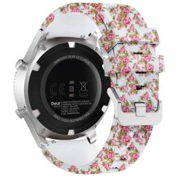 22mm watch strap For Xiaomi Watch S1/ Color sport/Color 2 Garmin venu 2 Vivoactive 4 745 Painted Soft Silicone ladies bracelet