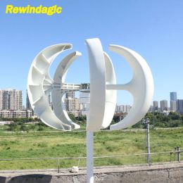 China Factory 2000W 3000W 12V 24V 48V Vertical Wind Generator with MPPT Controller Small Wind Turbine Home Use Low Noise 2KW 3KW