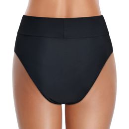 Swimwear Women Swimming Swimming Trunks Bikini Bottom High Waist High Cut Swimsuit Bottoms Biquini Swim Tankini Shorts Underpant