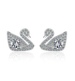 Little lovely Earrings zircon diamond studs girls fashion fashion Party Jewellery birthday gift7977081