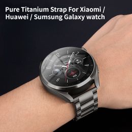 Pure Titanium watchband For Xiaomi watch S2 S1 active Correa Strap wristband for Huawei watch 3pro GT 3 2 GT 2e 22mm Bracelet