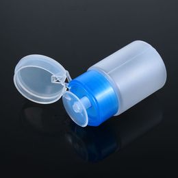 60ML Nail Art Mini Pump Dispenser Empty Bottle Acrylic Gel Polish Remover Cleaner Liquid Container Storage Small Pressure Bottle