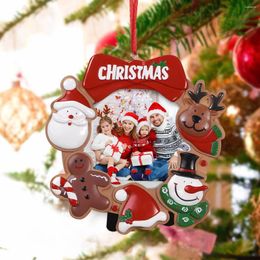 Frames Christmas Winter Resin Picture Frame Small For Xmas Decor Holiday Ornaments Tree