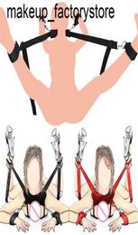 Massage Adjustable Adult Sex Toys For Woman Couples Restraints Collar Handcuffs Ankle Cuffs Slave Erotic Bdsm Bondage Set Fetish7573567
