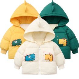 Animals Baby girl clothes winter jacket girl cute rabbit hooded jacket children's wool sweater plus velvet thick warm plush baby jacket