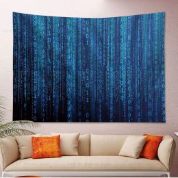Binary Code The Matrix Programme Chart Tapestry Japanese Wall Tapestry Anime Art Home Decor