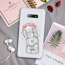 Tatty Teddy cute bear Phone Case Transparent For Samsung Galaxy A S 22 52 20 21 71 10 51 50 12 40 fe ultra plus