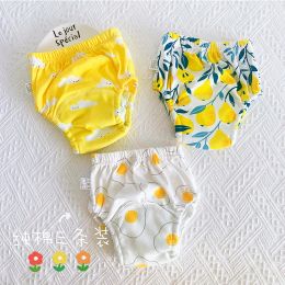 Trousers 3PCS Baby Waterproof Diaper Cotton Breathable Training Diaper Reusable Baby Training Pants 736 Months Baby Diaper Nappies