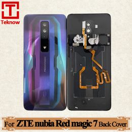 Original Best Battery Back Cover Housing Door Lid For ZTE Nubia Red Magic 7 NX679J Rear Case Phone Shell Replacement Glass Lens