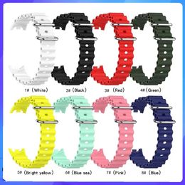 Silicone Watch Bands For Mi Band 8 Smart Accessories Quick Release Soft Silicone Sport Wrist Strap Replacement Sport Watch Strap