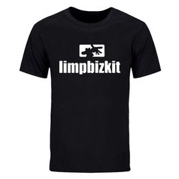 Men Tshirt Cotton ONeck Shortsleeve Summer fashion Limp Bizkit Rock Band music printed casual t shirt tops tees DIY0768D9957121