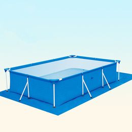 Rectangular Canvas Tarps Swimming Pool Mat Tarpaulin Tarp for Above Ground Pools Pool Floor 274x274cm