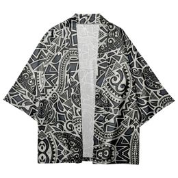 2023 Japanese Kimono Men's And Women's Harajuku Traditional Kimono Paisley Pattern Beach Shirt Summer Bathrobes 8