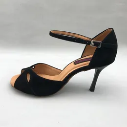 Dance Shoes 8.5cm High Heel Black Latin For Women Salsa Comfortable MS6226BSL Low Available Drop