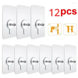 Hooks Non-trace Nails 12pcs Frame Adhesive Wall Stickers Punch-free For Painting Clock Hanging Screw Seamless Po