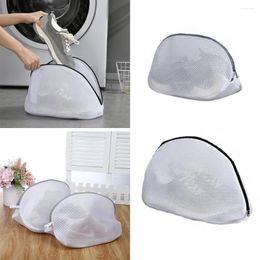 Laundry Bags Shoe Protection Bag Mesh Anti Deformation With Zips Travel Organiser Washing