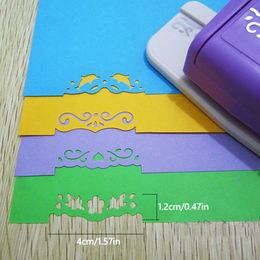 Fancy Border Punch S Flower Embossing Punch DIY Scrapbooking Handmade Edge Device Decorative Border Paper Cutter School Supply