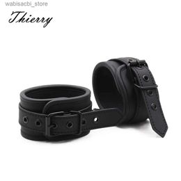 Other Health Beauty Items Thierry Adjustable Erotic PU Leather Hands Wrist Ankle s Bondage Restraints Adult Games BDSM Toys Exotic Accessories L49