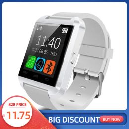 Watches U8 Bluetooth Call Sleep Monitor Altimeter Pedometer Smart Watch for Android iOS