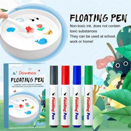 Watercolor Markers 4pcs Dry Erase Markers Whiteboard Low-Odor Fine Tip Dry Erase Markers Dry-Erase Boards For Office School And