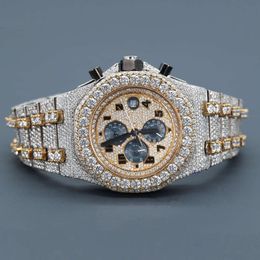 Luxury Looking Fully Watch Iced Out For Men woman Top craftsmanship Unique And Expensive Mosang diamond Watchs For Hip Hop Industrial luxurious 37857