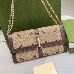 luxury bag Mini Wallet 5A Cross Body Designer Claic Chain Bag fashion Women Handbags Old Flower Crobody Envelope Bags Shoulder Carolder Purse Canvas Leather Metal