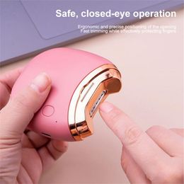 Electric Automatic Nail Clippers With Light Trimmer Nail Cutter Manicure For Baby Adult Care Scissors Body Nail Sharpener Tools