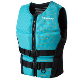 Life Jacket Super Buoyancy Neoprene Life Vest for Adult Surf Raft Kayak Fishing Jet Ski Water Sport Swimming Rescue Life Jacket