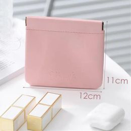 Unisex Pu Leather Cosmetic Bag Portable Wallet Small Headphone Manager Mini Various Jewellery Lipstick Replacement Storage Bag