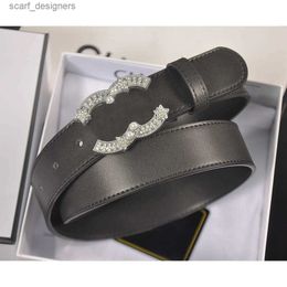 Belts Belts High-quality Designer Belt Luxury Women Belt Fashion Diamond Pearl Set Width 3.3cm Classic Mens Casual Womens Jeans Dress Belts Y240411