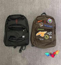 Backpack Men Women High Quality Embroidered Cactus Jack Bag Black Brown Backpacks T2207229568468