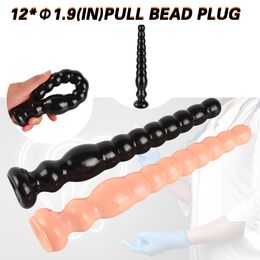 Super Long Anal Beads Ball Big Ass Stuffed Gay And Lesbian Sex Toy Woman Dilator Comfort Device Anal Adult Toy Men Sex Shop Gode